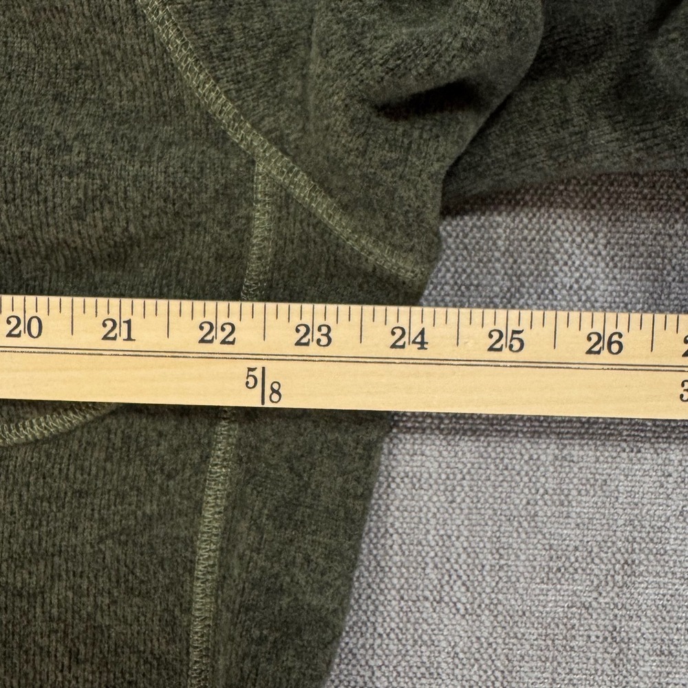 The North Face Gordon Lyons 1/4 Zip Fleece Pullover Green Mens XL Sweater - Picture 8 of 11